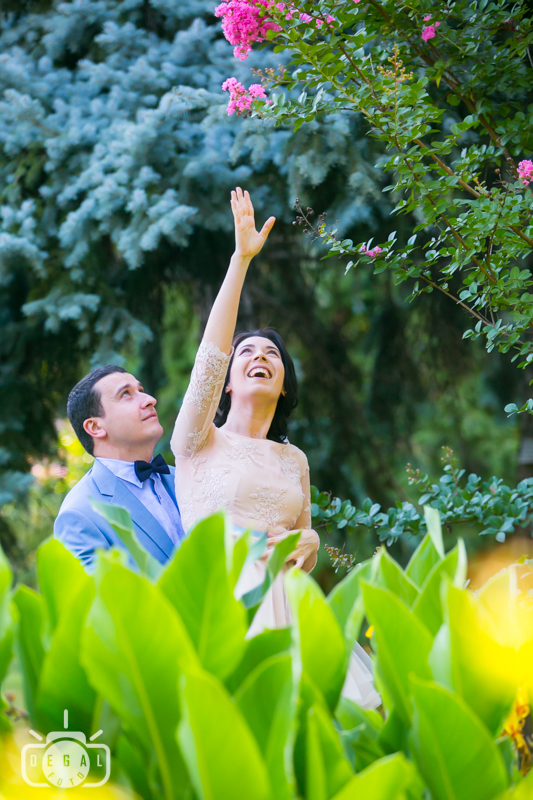 cuplu in gradina Botanica